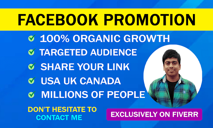 do facebook promotion for your business in USA