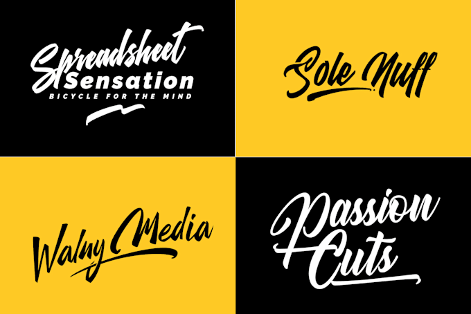 Create custom typography script hand lettering signature by Zannat95 ...
