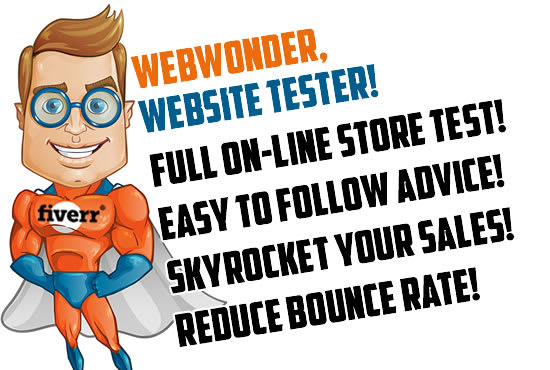 be your awesome website tester to help improve sales