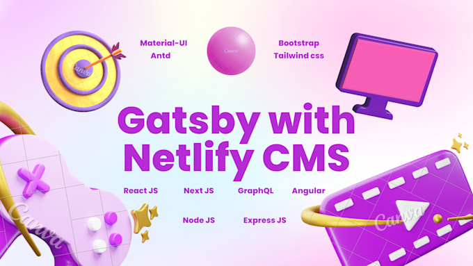 develop web apps in gatsby with netlify cms