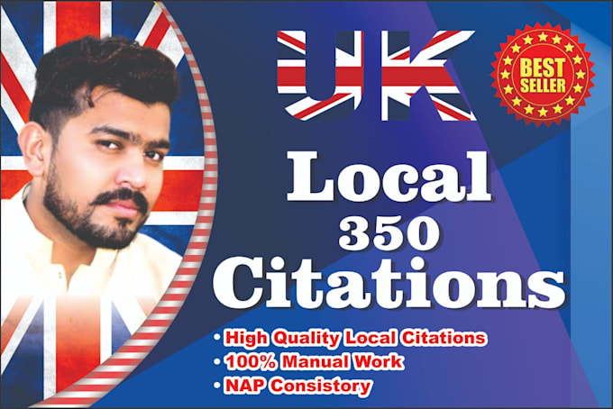 do 350 UK local citations local listings local seo