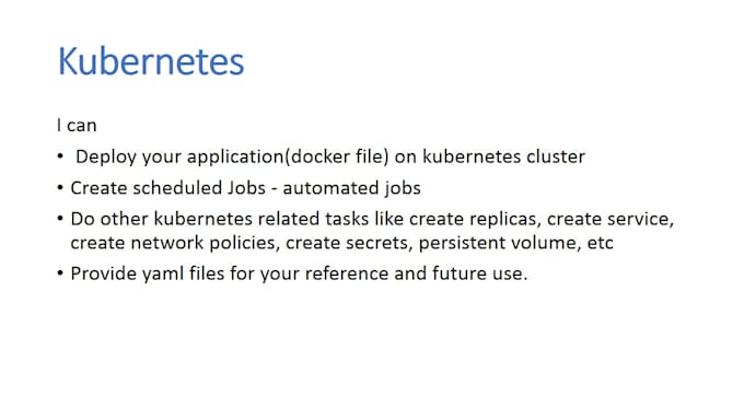 Deploy Your Application On Kubernetes Cluster By Rewakondekar Fiverr Deploy Your Application On Kubernetes Cluster By Rewakondekar Fiverr