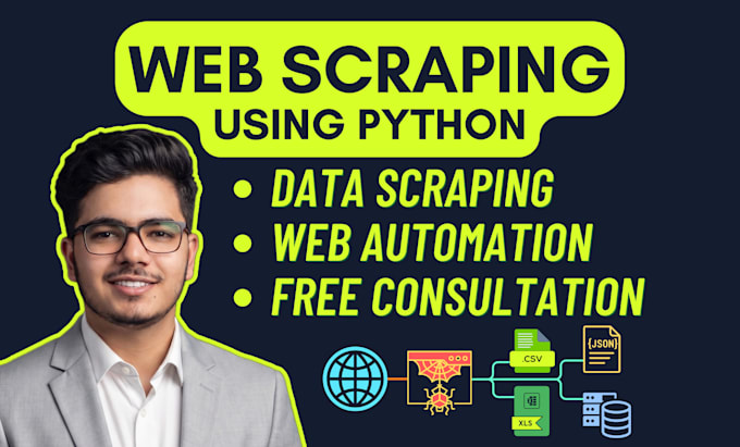 do python web scraping, data scraping, and data mining