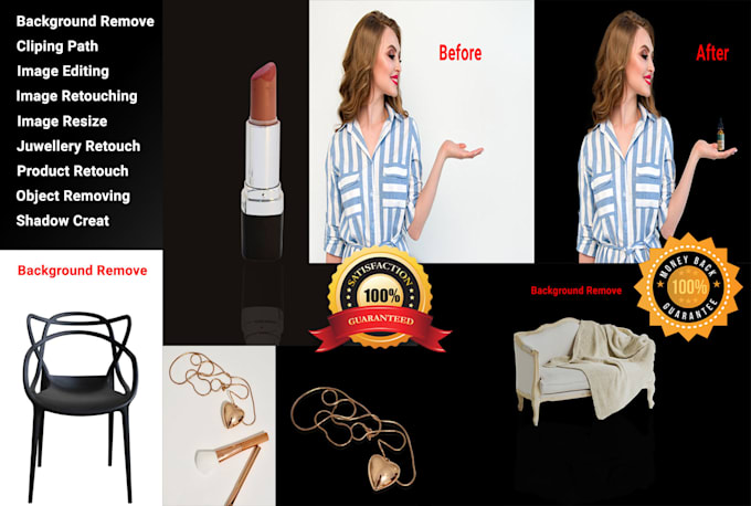 do background remove or cut out 100 images and clipping path