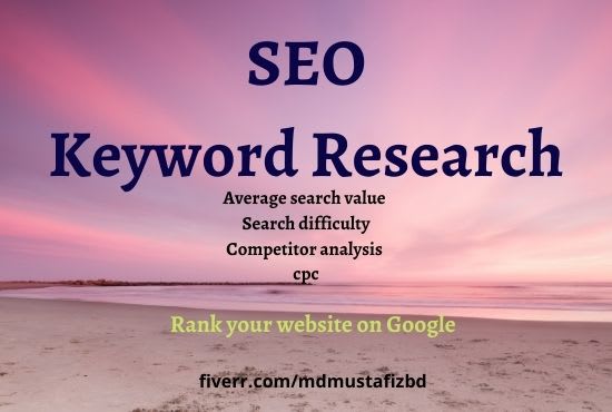do golden SEO keyword research and competitor analysis