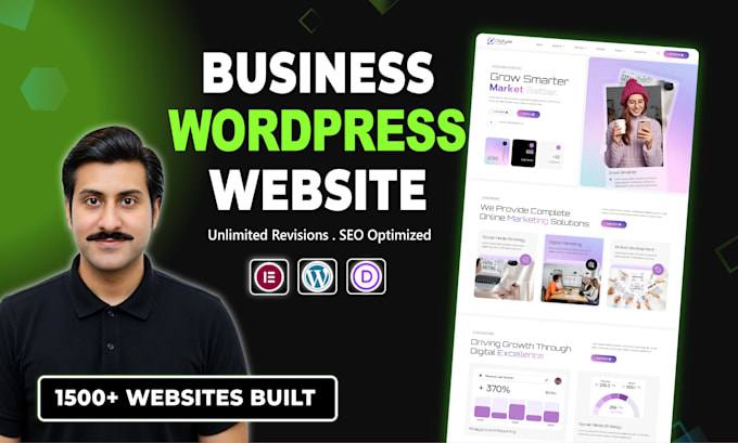 design or redesign a premium wordpress website or custom website development