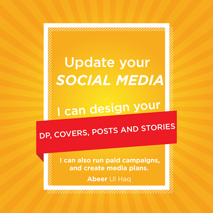 Design your social media kit by Abeerulhaq Fiverr