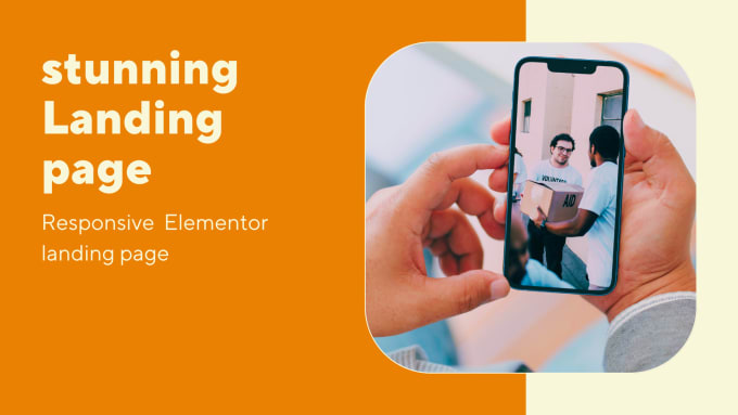design responsive wordpress landing page, also using figma