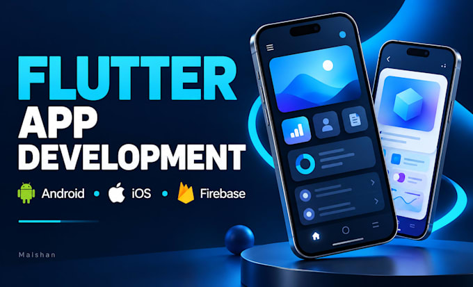 develop a flutter app for android and ios with firebase