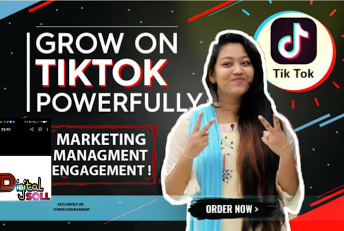 Promote your tik tok account and grow your followers by Digitalsoll ...