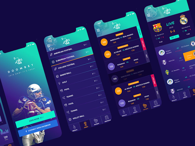 Develop a professional fantasy sports android ios app by Ricksontech