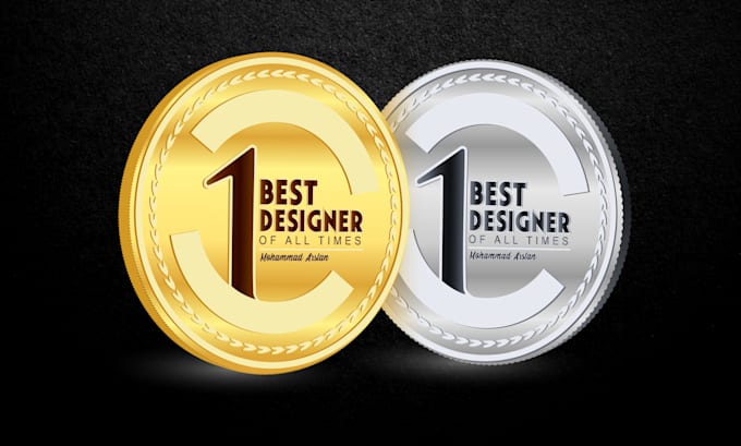 design realistic 2d, 3d cryptocurrency coin, bitcoin, blockchain, nft logo