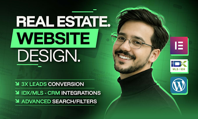 design a real estate wordpress website for agents and investors with idx mls