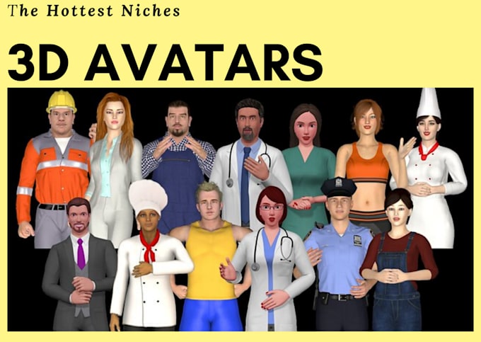design custom 3d avatar explainer, whiteboard spokesperson videos