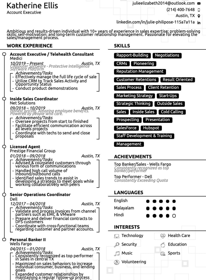 Resume And Cover Letter Maker By Kaitlynspencer