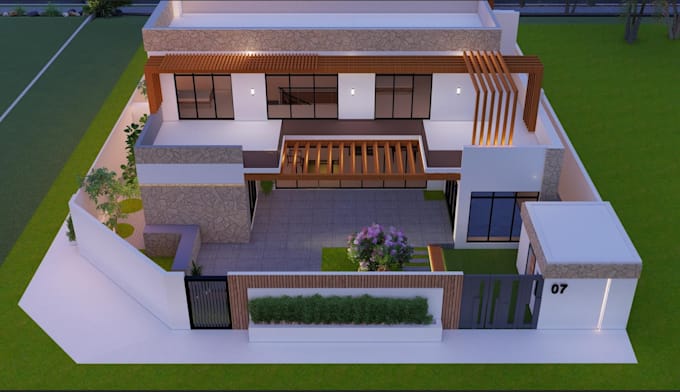 create 3d floor plan, interior and exterior house design
