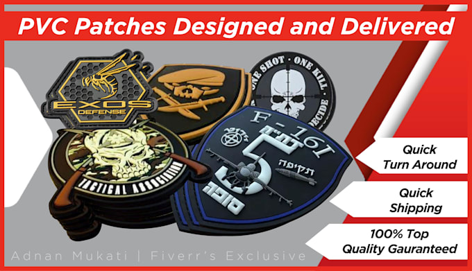 do soft pvc rubber patches designed and deliver to your doorstep