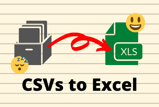 Combine Multiple Csv Files Into One Single Excel Document By Data 5011