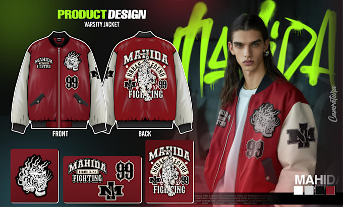 Fashion creation jacket shop