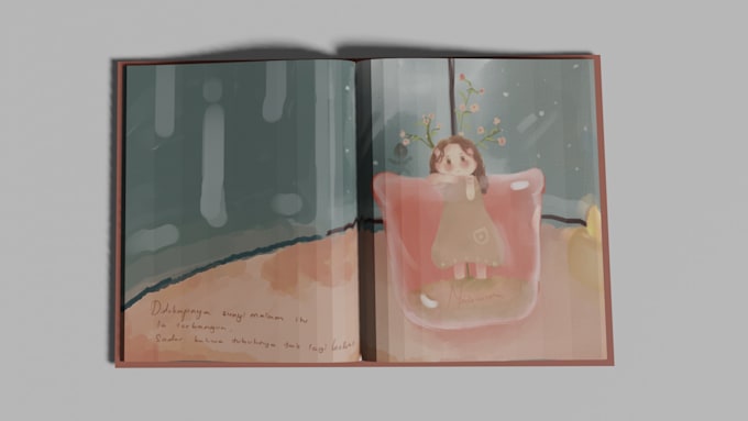 draw cute children book ilustrations