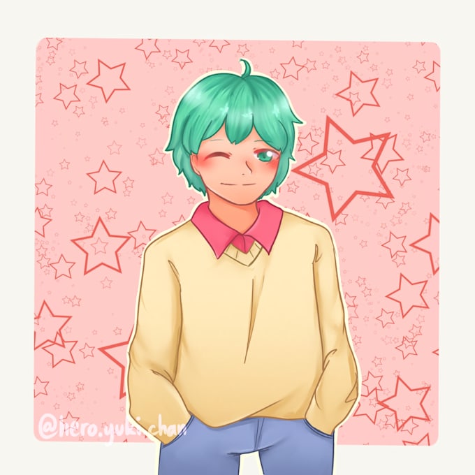 draw any character you want in anime and chibi style