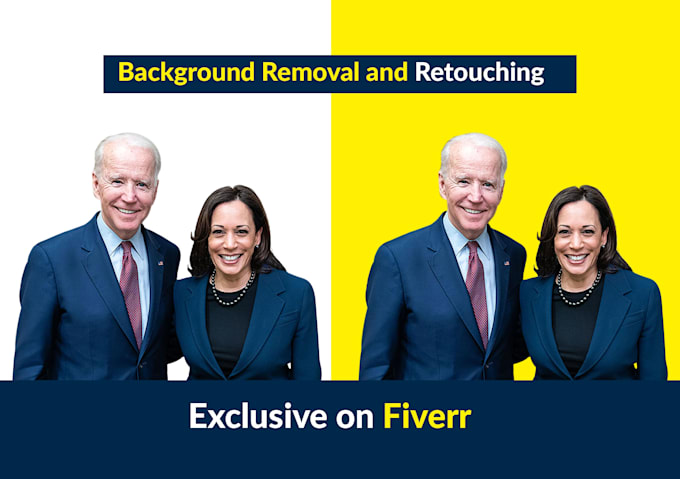 do background removal and retouching