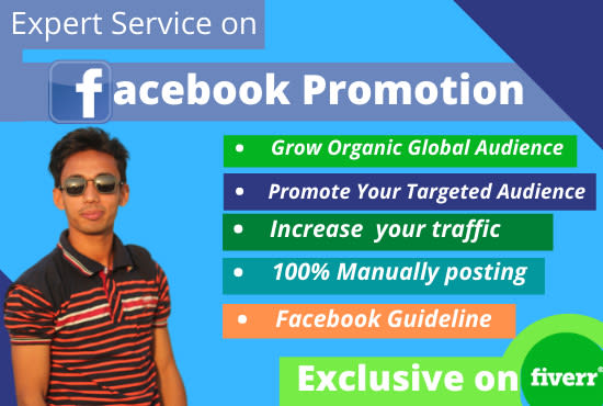 do facebook promotion any product millions of people USA,UK