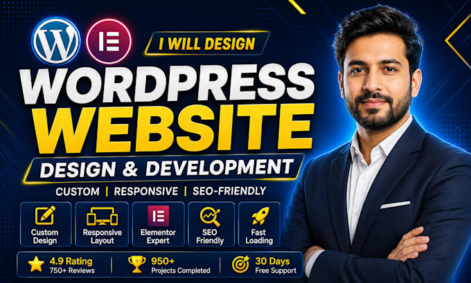 design and develop a custom wordpress website for your business