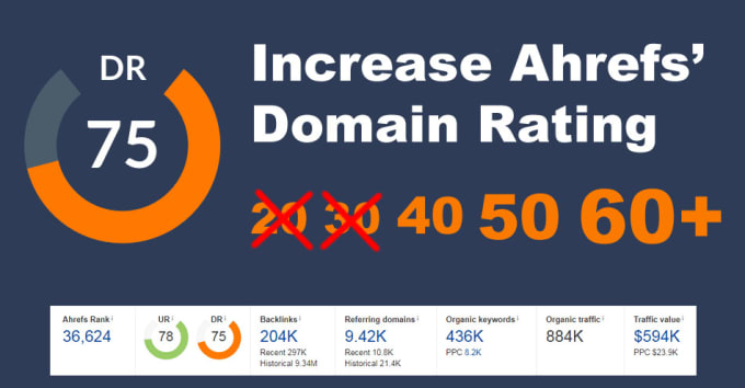 Increase Domain Authority MOZ DA 50-60 with High Authority Backlinks Google SEO 