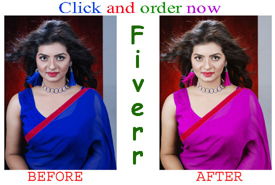 do photo jewellery product color change and edit for e commerce website