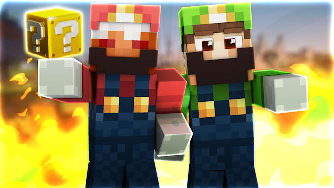 Make you a minecraft thumbnail design for your video by Cakemanextreme ...