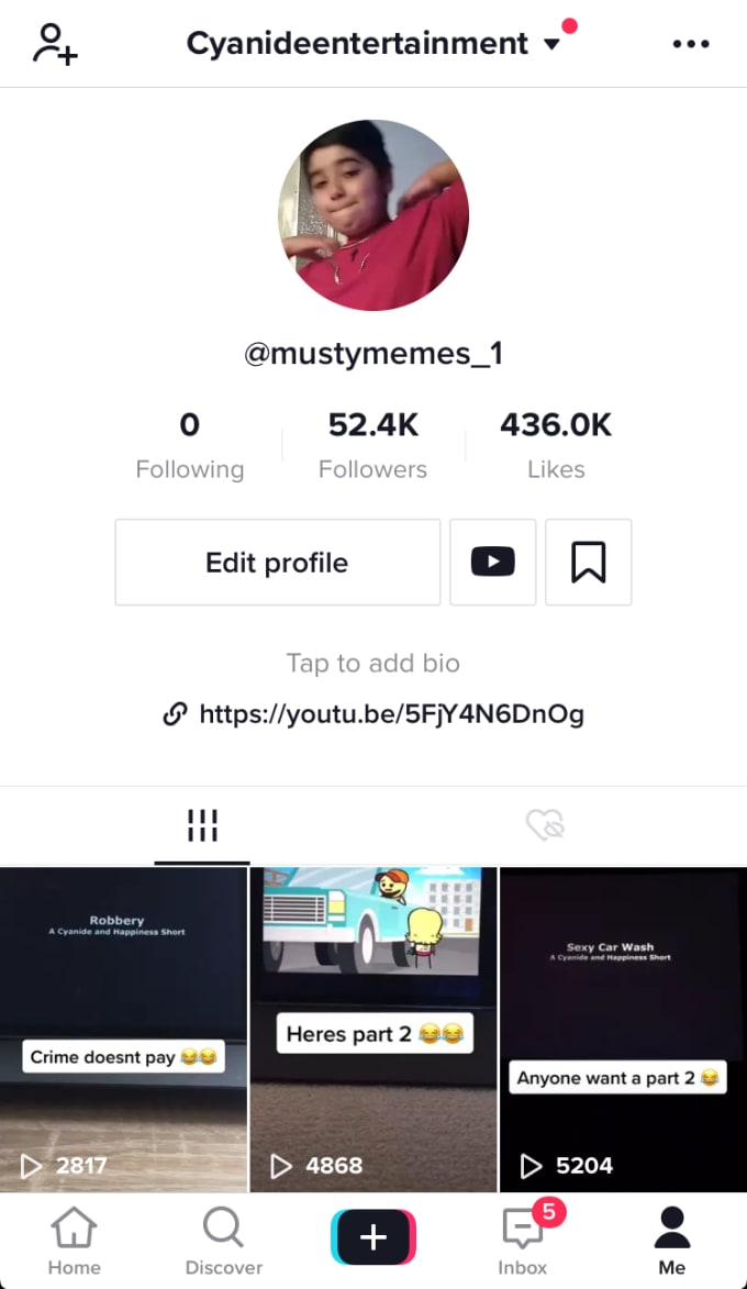 Promote you on my 50,000 follower tiktok account by Mustymemes
 |Tiktok Account Promotion