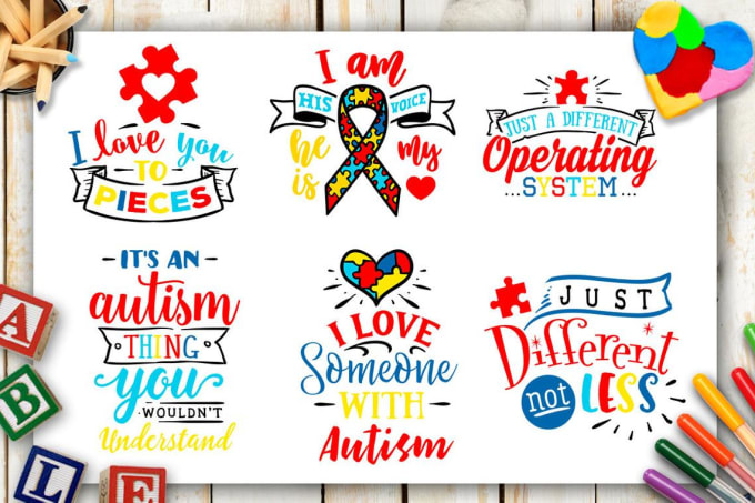 Download Give You 40 Autism T Shirt Design Bundle By Lifeness94k Fiverr