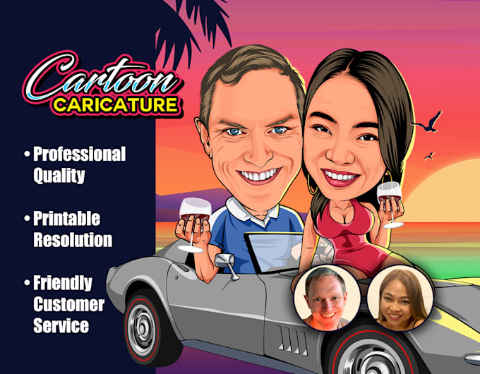 make a cartoon caricature from your photo