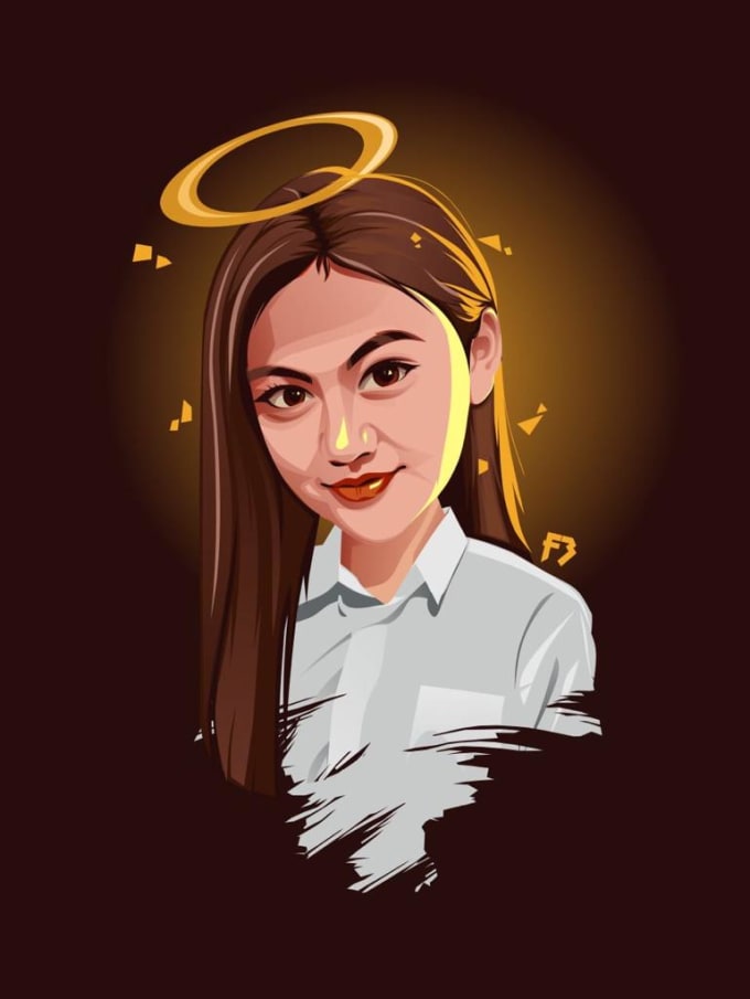 Draw cartoon caricature, big head cartoon from your photo by