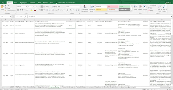 Write test cases and scenarios for manual testing by Nancy14se | Fiverr