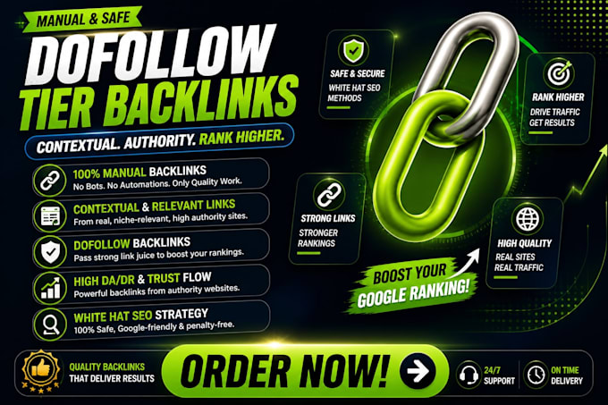 create quality dofollow tire backlink,contextual, authority for google ranking