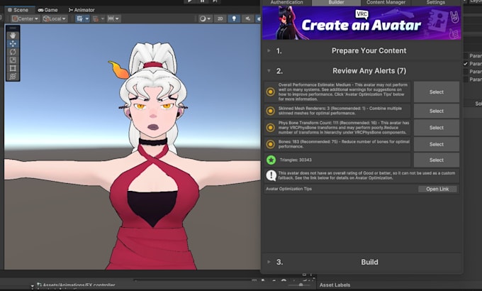rig and make your 3d model ready for vrchat