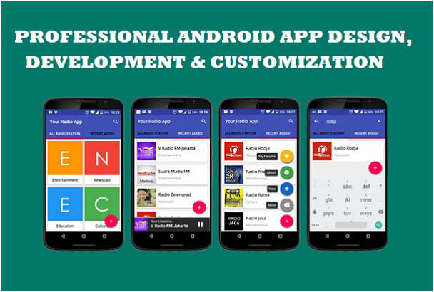 Make front end interface android application by Talatusman | Fiverr
