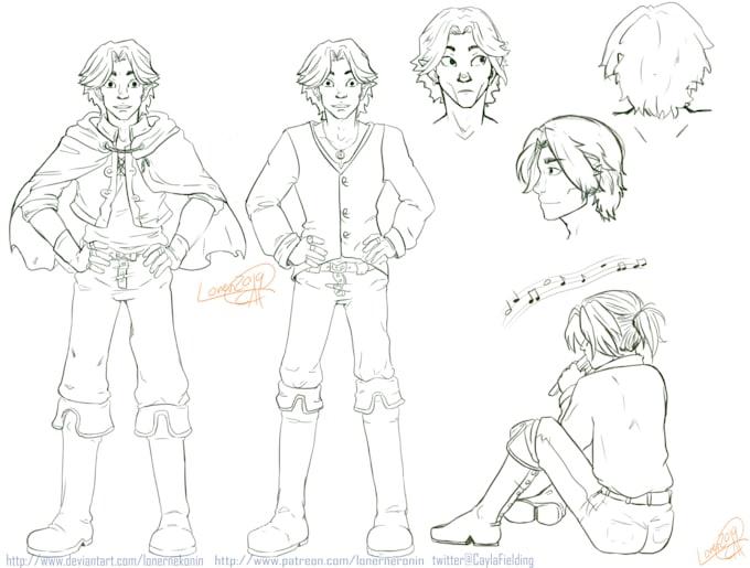 Do Character Designs Templates By Radicalarie Fiverr