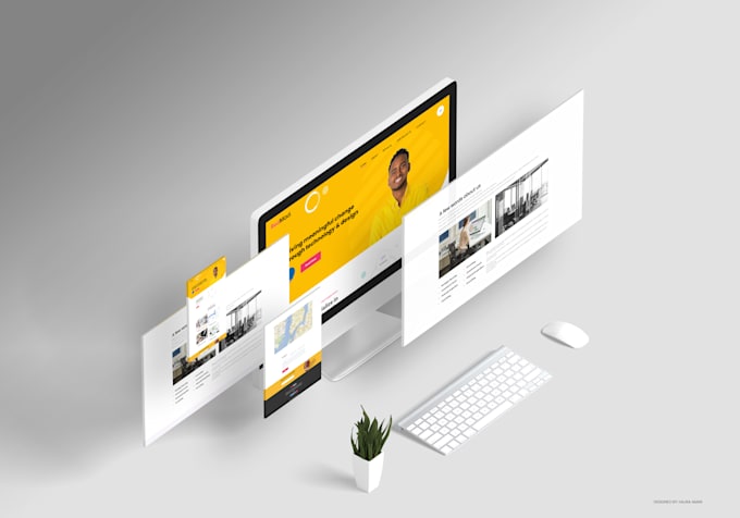 design stunning responsive HD web page