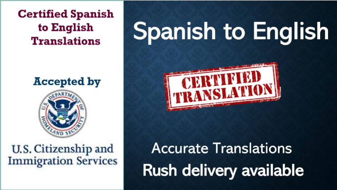 We Will Do Certified Spanish To English Translations By Piconfabbina Fiverr 2885