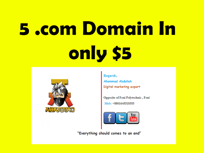 Do You 5 Valuable Unique Com Domain Names And Complete Keyword Research Report By Atik Abdullah 0