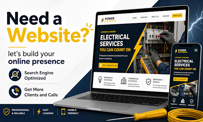 create an attractive local business website