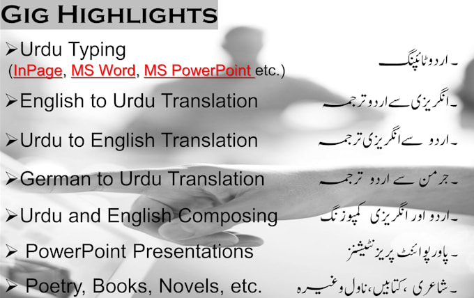 Do Urdu Typing Or Translation In Ms Word Or Inpage By Expertendienste Do Urdu Typing Or Translation In Ms Word Or Inpage By Expertendienste