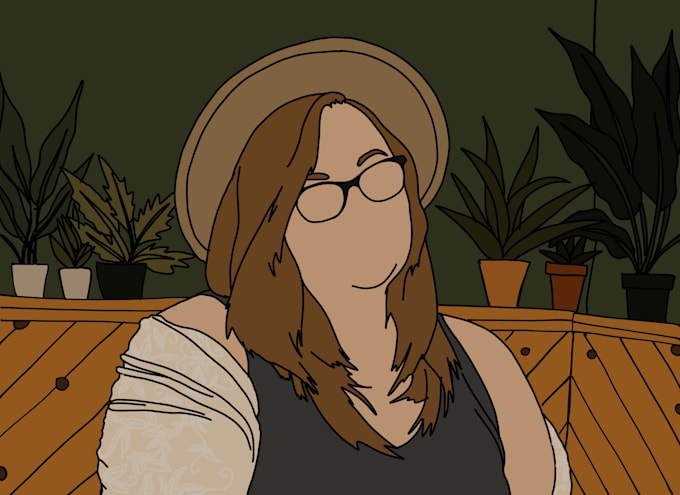 Create a digital line drawing by Sglauvitz | Fiverr
