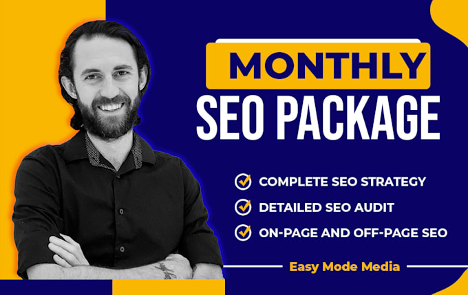 provide a complete monthly SEO package to rank higher in google