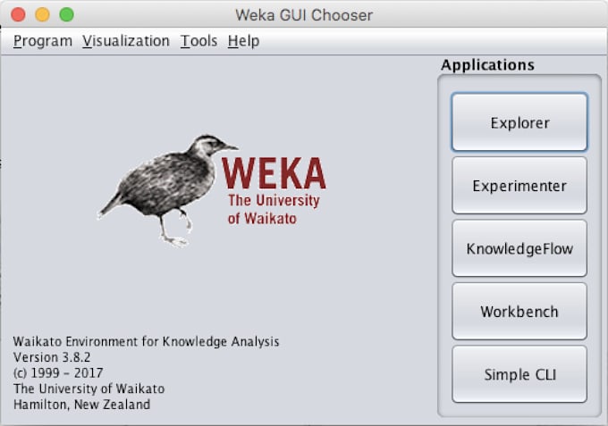 do data analysis and visualization using weka, orange tool