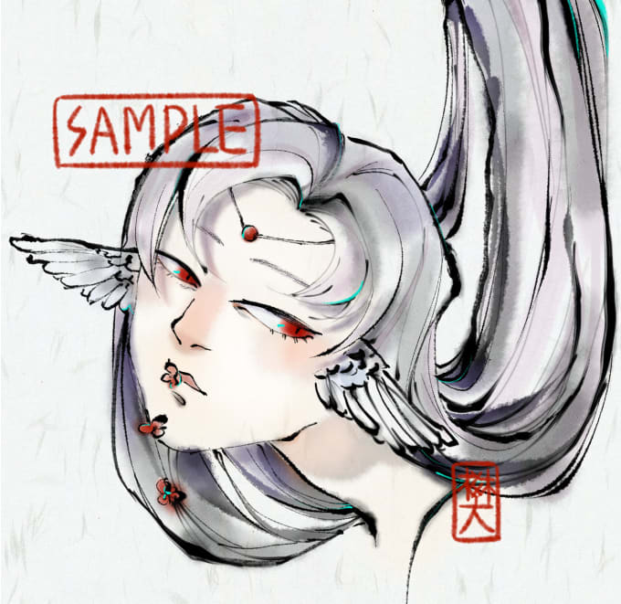 Make Illustration In My Ink Wash Or Anime Style By Marata560 Fiverr Ink wash series by adam busby. fiverr