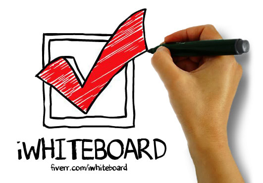 create a WHITEBOARD speed drawing video